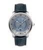 Horloge ZEPPELIN FRIEDRICHSHAFEN Heren 8556-3 Analoog Behuizing Saffier Blauw Bracelette Leer Blauw Etanchéiteiten 5BAR