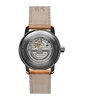Horloge ZEPPELIN NEW CAPTAIN'S LINE Heren 8658-5 Analoog Behuizing MINERAAL Beige Bracelette Leer Bruin Boucle déployante Etanchéiteiten 5BAR