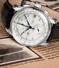 Horloge ZEPPELIN 100 JAHRE ZEPPELIN Heren 8670-1 Analoog Behuizing MINERAAL Wit Bracelette Leer Bruin Boucle ardillon Etanchéiteiten 5ATM