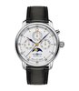 Horloge ZEPPELIN BARCELONA Heren 9576-1 Analoog Behuizing MINERAAL Wit Armband Leer Zwart Waterdichtheid 5BAR