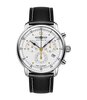 Horloge ZEPPELIN BARCELONA Heren 9586-1 Analoog Behuizing MINERAAL Wit Armband Leer Zwart Waterdichtheid 5BAR