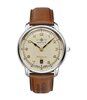 Montre ZEPPELIN MEDITERRANEE Homme 9640-5 Analogue Cadran MINERAL Beige Bracelet Cuir Brun Etanchéité 5BAR