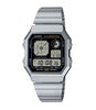 Montre CASIO CASIO COLLECTION RETRO Homme A130WE-1AEF Digital Cadran Acrylique Noir Bracelet Acier inoxydable Argenté