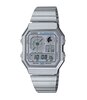 Montre CASIO CASIO COLLECTION RETRO Homme A130WE-7AEF Digital Cadran Acrylique Bleu Bracelet Acier inoxydable Argenté