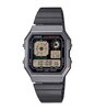 Montre CASIO CASIO COLLECTION RETRO Homme A130WEGG-1AEF Digital Cadran Acrylique Noir Bracelet Acier inoxydable Gunmetal
