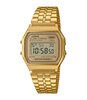 Horloge CASIO CASIO COLLECTION RETRO Unisex A158WETG-9AEF Digitaal Behuizing Acryl Goud Armband Roestvrij staal Goud Verstelbare sluiting