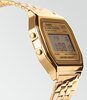 Horloge CASIO CASIO COLLECTION RETRO Unisex A158WETG-9AEF Digitaal Behuizing Acryl Goud Armband Roestvrij staal Goud Verstelbare sluiting