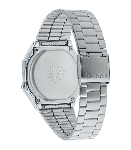 Montre CASIO CASIO COLLECTION RETRO Homme A168WEM-2EF Digital Cadran Minéral Bleu Bracelet Acier inoxydable Acier Fermeture réglable