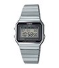 Horloge CASIO CASIO COLLECTION RETRO Heren A700WE-1AEF Digitaal Behuizing Acryl Zwart Bracelette Roestvrij staal Staal Clip / clasp Etanchéiteiten 3 A
