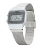 Horloge CASIO CASIO COLLECTION RETRO Heren A700WEM-7AEF Digitaal Behuizing Acryl Grijs Bracelette Milanees Staal Clip / clasp