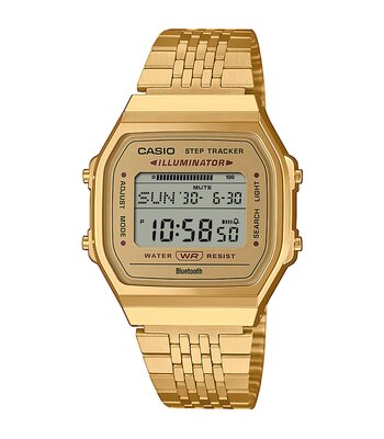 Montre CASIO CASIO COLLECTION RETRO Homme ABL-100WEG-9AEF Digital Cadran Acrylique Or Bracelet Acier inoxydable Or