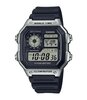 Horloge CASIO CASIO COLLECTION Heren AE-1200WH-1CVEF Digitaal Behuizing Acryl Zwart Bracelette HARS Zwart Boucle ardillon Etanchéiteiten 10BAR