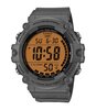 Horloge CASIO CASIO COLLECTION Heren AE-1500WHC-8AVEF Digitaal Behuizing Acryl Zwart Bracelette Hars Grijs Etanchéiteiten 10BAR
