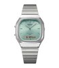 Horloge CASIO CASIO COLLECTION RETRO Heren AQ-240E-2AEF Digitaal + analoog Behuizing Hars Groen Bracelette Roestvrij staal Staal