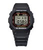 Horloge CASIO G-SHOCK Heren DW-5600RL-1ER Digitaal Behuizing MINERAAL Zwart Armband Hars Zwart Waterdichtheid 20BAR