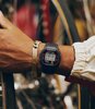 Horloge CASIO G-SHOCK Heren DW-5600RL-1ER Digitaal Behuizing MINERAAL Zwart Armband Hars Zwart Waterdichtheid 20BAR