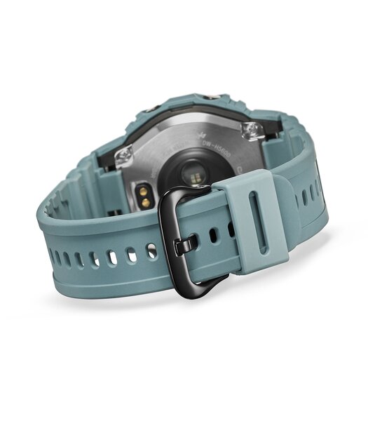 Montre CASIO G-SHOCK Homme DW-H5600-2ER Digital Cadran Minéral Noir Bracelet Résine recyclé Bleu Boucle ardillon Etanchéité 20 BAR