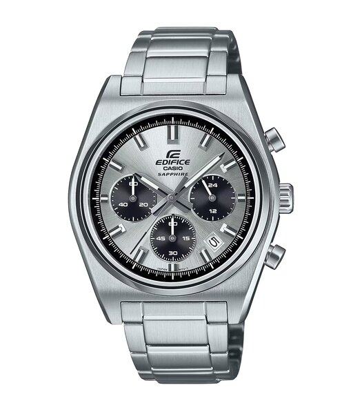 Montre CASIO EDIFICE Homme EFB-730D-7AVUEF Analogique Cadran Saphir Argenté Bracelet Acier inoxydable Acier Etanchéité 10 ATM