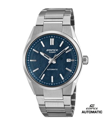 Montre CASIO EDIFICE Homme EFK-110D-2AER Analogue Cadran Saphir Bleu Bracelet Acier inoxydable Argenté Etanchéité 10BAR