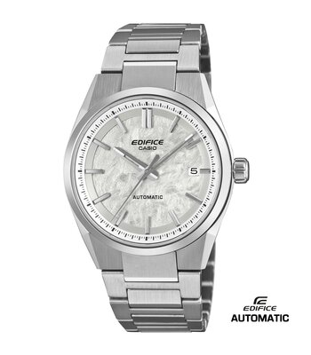 Montre CASIO EDIFICE Homme EFK-110D-7AER Analogue Cadran Saphir Blanc Bracelet Acier inoxydable Argenté Etanchéité 10BAR