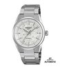 Horloge CASIO EDIFICE Heren EFK-110D-7AER Analoog Behuizing Saffier Wit Bracelette Roestvrij staal Zilverkleurig Etanchéiteiten 10BAR