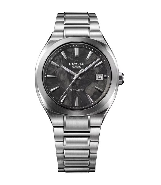 Horloge CASIO EDIFICE Heren EFK-200CD-1AER Analoog Behuizing Saffier Zwart Armband Roestvrij staal Staal Waterdichtheid 10 ATM