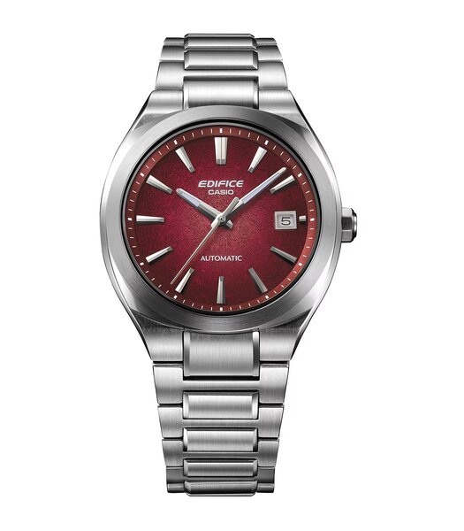 Horloge CASIO EDIFICE Heren EFK-200D-4AER Analoog Behuizing Saffier Rood Armband Roestvrij staal Staal Waterdichtheid 10 ATM