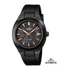 Horloge CASIO EDIFICE Heren EFK-200XPB-1AER Analoog Behuizing Saffier Zwart Bracelette Hars Zwart Etanchéiteiten 10 ATM