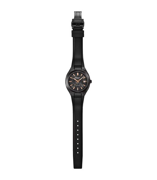 Horloge CASIO EDIFICE Heren EFK-200XPB-1AER Analoog Behuizing Saffier Zwart Bracelette Hars Zwart Etanchéiteiten 10 ATM
