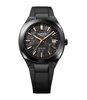 Horloge CASIO EDIFICE Heren EFK-200XPB-1AER Analoog Behuizing Saffier Zwart Bracelette Hars Zwart Etanchéiteiten 10 ATM