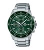 Montre CASIO EDIFICE Homme EFR-526D-3AVUEF Analogue Cadran Minéral Vert Bracelet Acier inoxydable Acier Boucle ardillon Etanchéité 10 ATM