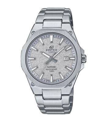 Montre CASIO EDIFICE Homme EFR-S108DE-8AVUEF Analogue Cadran Saphir Gris Bracelet Acier inoxydable Argenté Etanchéité 10BAR
