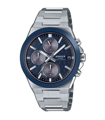 Montre CASIO EDIFICE Homme EFS-S650D-2AEF Analogue Cadran Saphir Bleu Bracelet Acier inoxydable Argenté Etanchéité 10BAR