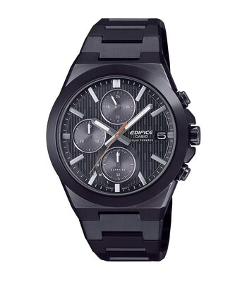 Montre CASIO EDIFICE Homme EFS-S650DC-1AEF Analogue Cadran Saphir Noir Bracelet Acier inoxydable Noir Etanchéité 10BAR
