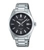 Montre CASIO EDIFICE Homme EFV-160D-1AVEF Analogue Cadran MINERAL Noir Bracelet Acier inoxydable Argenté Etanchéité 10BAR