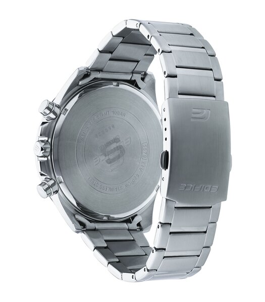 Horloge CASIO EDIFICE Heren EFV-620D-2AVUEF Analoog Behuizing Mineraal Blauw Armband Roestvrij staal Staal Uitklapbare lus Waterdichtheid 10 BAR