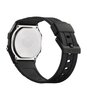 Horloge CASIO CASIO COLLECTION Unisex F-105W-1AWYEF Digitaal Behuizing Acryl Blauw Bracelette HARS Zwart Boucle ardillon