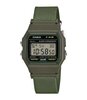 Horloge CASIO CASIO COLLECTION Heren F-91WF-3AEF Digitaal Behuizing Acryl Zwart Armband Stof Groen