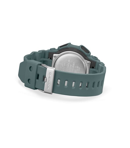 Horloge CASIO G-SHOCK Heren GA-010-2AER Analoog-digitaal Behuizing MINERAAL Zwart Bracelette Hars Groen Etanchéiteiten 20BAR