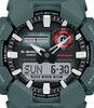 Horloge CASIO G-SHOCK Heren GA-010-2AER Analoog-digitaal Behuizing MINERAAL Zwart Bracelette Hars Groen Etanchéiteiten 20BAR