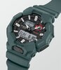 Horloge CASIO G-SHOCK Heren GA-010-2AER Analoog-digitaal Behuizing MINERAAL Zwart Bracelette Hars Groen Etanchéiteiten 20BAR