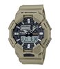 Horloge CASIO G-SHOCK Heren GA-010-5AER Analoog-digitaal Behuizing MINERAAL Zwart Bracelette Hars Beige Etanchéiteiten 20BAR