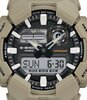 Horloge CASIO G-SHOCK Heren GA-010-5AER Analoog-digitaal Behuizing MINERAAL Zwart Bracelette Hars Beige Etanchéiteiten 20BAR