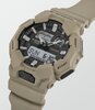 Horloge CASIO G-SHOCK Heren GA-010-5AER Analoog-digitaal Behuizing MINERAAL Zwart Bracelette Hars Beige Etanchéiteiten 20BAR