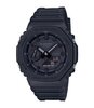 Horloge CASIO G-SHOCK Heren GA-2100-1A1ER Analoog-digitaal Behuizing MINERAAL Zwart Bracelette HARS Zwart Boucle ardillon Etanchéiteiten 20BAR
