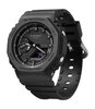 Horloge CASIO G-SHOCK Heren GA-2100-1A1ER Analoog-digitaal Behuizing MINERAAL Zwart Bracelette HARS Zwart Boucle ardillon Etanchéiteiten 20BAR