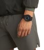 Horloge CASIO G-SHOCK Heren GA-2100-1A2ER Analoog-digitaal Behuizing MINERAAL Blauw Bracelette Hars Zwart Boucle ardillon Etanchéiteiten 20BAR