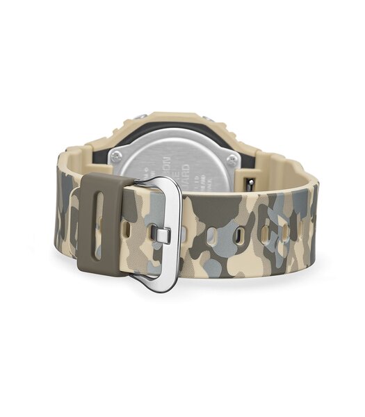 Montre CASIO G-SHOCK Homme GA-2100CM-5AER Analogue-Digital Cadran MINERAL Noir Bracelet Résine Beige Etanchéité 20BAR