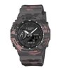 Horloge CASIO G-SHOCK Heren GA-2100CM-8AER Analoog-digitaal Behuizing MINERAAL Zwart Bracelette Hars Grijs Etanchéiteiten 20BAR