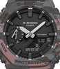 Horloge CASIO G-SHOCK Heren GA-2100CM-8AER Analoog-digitaal Behuizing MINERAAL Zwart Bracelette Hars Grijs Etanchéiteiten 20BAR